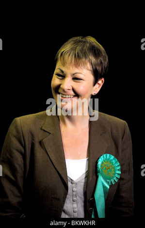 Caroline Lucas der grünen Partei MP für Brighton Pavilion Wahlkreis UK Stockfoto