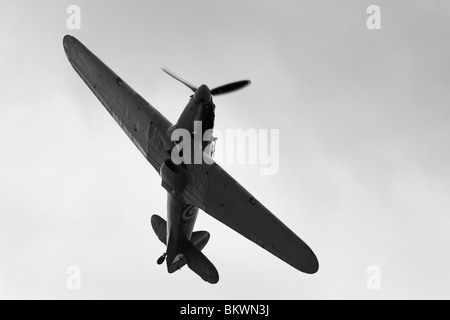 Eine ikonische Weltkrieg zwei britische RAF Hawker Hurricane Jagdflugzeug Stockfoto