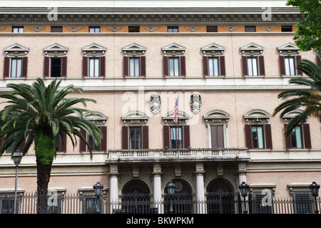 Amerikanischen Botschaft in Rom Itlay Stockfoto