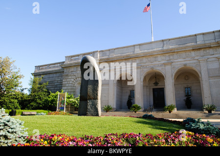 WASHINGTON DC, USA - Außen am Haupteingang des freieren Galerie der Kunst, der Teil der Smithsonian Institution in Washington, DC. Stockfoto