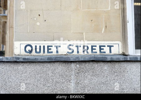 Ruhigen Straße im Bad - nicht wahr, da es Bestandteil der belebten Einkaufszentrum ist Stockfoto