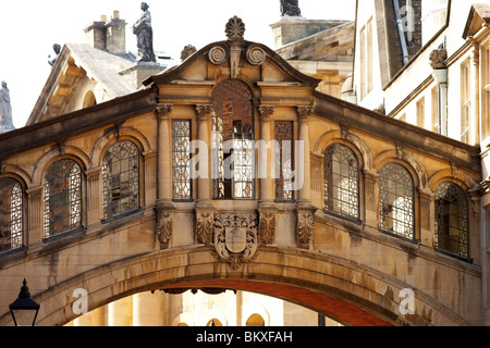 Hertford Brücke, Oxford. Seufzerbrücke. Stockfoto