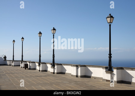 San Roque Stadtplatz in Firgas, Kanarischen Insel Gran Canaria, Spanien Stockfoto