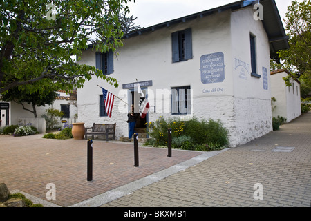 Alten Monterey bietet dem Besucher einen Blick zurück auf das reiche Erbe der Stadt zu einer Zeit als es als die Hauptstadt von Kalifornien USA diente Stockfoto