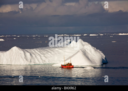 Sermeq Kujalleq aufgerufen Jacobshavn wurden die dänischen ist die produktivste Gletscher der Welt Stockfoto