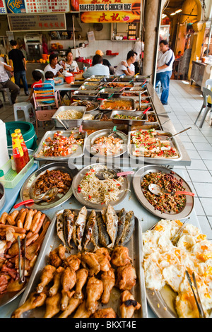 Bereit für den Verkauf in einem chinesischen Restaurant Essen Stockfoto