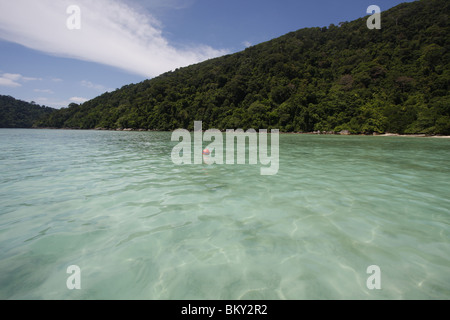 Eine Bucht in Ko Surin marine Nationalpark, Thailand Stockfoto