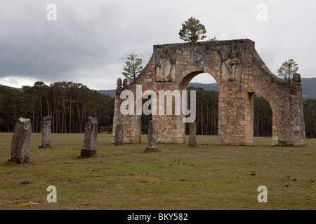 Einsiedelei Santa Maria De La Fe, Covaleda, Soria, Spanien / Ermita Santa Maria De La Fe, Alrededores de Covaleda, Soria, España Stockfoto