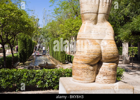 Statue im Park S'Hort del Rei in Palma, Mallorca, Spanien, Europa Stockfoto