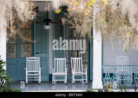 Myrten-Plantage ist bekannt als einer der gruseligste Häuser in Amerika, St. Francisville, Louisiana, USA Stockfoto