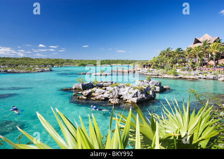 Aquapark Xel-Ha, Bundesstaat Quintana Roo, Halbinsel Yucatan, Mexiko Stockfoto