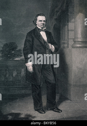 Porträt von Stephen Douglas (1813 – 1861), US-amerikanischer Politiker, 19. Jahrhundert Stockfoto