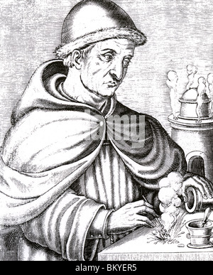 ROGER BACON - englischen Philosophen und Franziskanermönch (c 1214-1294) Stockfoto