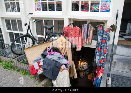 Amsterdam Jordaan modische Designer Mode Kleidung Shop Kleidung Shop Stockfoto