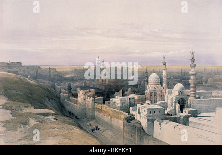 Kairo, Ägypten und Nubien, David Roberts, 1846-49, (1796-1864), USA, Illinois, Chicago, Newberry Library Stockfoto