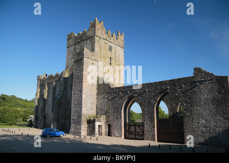 Tintern Abbey, Co. Wexford, Irland. Stockfoto