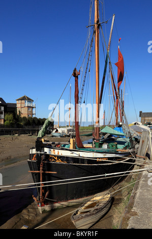 3104. Thames Barge, Creek Faversham, Kent, UK Stockfoto