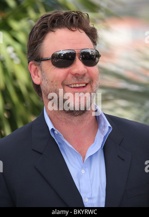 RUSSELL CROWE ROBIN HOOD PHOTOCALL Filmfestspiele von CANNES 2010 PALAIS DES FESTIVAL CANNES Frankreich 12 Mai 2010 Stockfoto