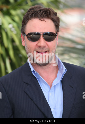 RUSSELL CROWE ROBIN HOOD PHOTOCALL Filmfestspiele von CANNES 2010 PALAIS DES FESTIVAL CANNES Frankreich 12 Mai 2010 Stockfoto