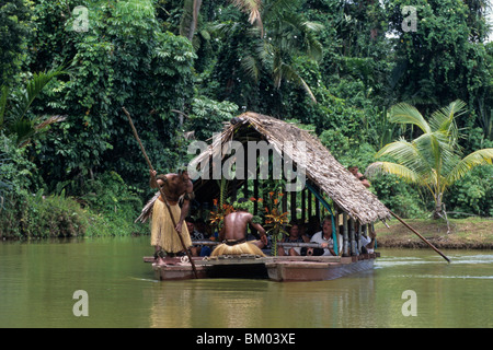 Floß-Tour am Kulturzentrum, Pacific Harbour, Viti Levu, Fidschi Stockfoto