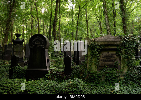 Jüdischer Friedhof in Berlin-Weißensee, gilt es als der größte jüdische Friedhof in Europa, Berlin, Deutschland, Europa Stockfoto