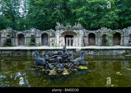 Parnass in der Eremitage, Bayreuth, Bayern, Deutschland, Europapark Stockfoto