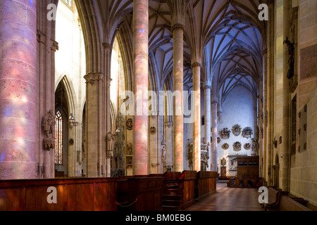 Innenansicht des Ulmer Münsters, Ulmer Münster, Ulm, Baden-Württemberg, Deutschland, Europa Stockfoto