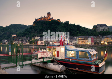 Burg Cochem, Reichsburg Cochem, Cochem in die Mosel Tal, Rheinland-Pfalz, Deutschland, Europa Stockfoto