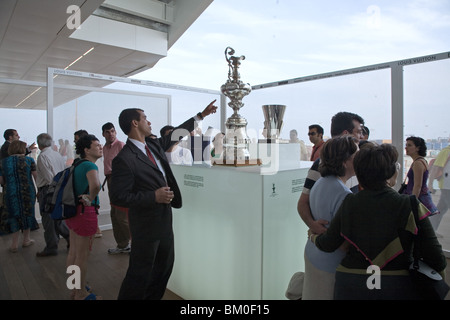 Yacht Hafen, Americas Cup 2007, Valencia, Spanien Stockfoto