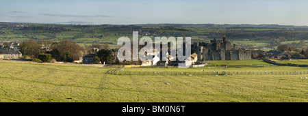 Middleham Castle in Yorkshire Dales, Uk Stockfoto