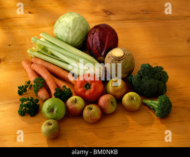 Gemüse-Auswahl Stockfoto