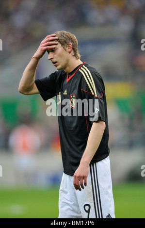 Deutsche Fußball-Nationalmannschaft Spieler Stefan Kiessling Stockfoto