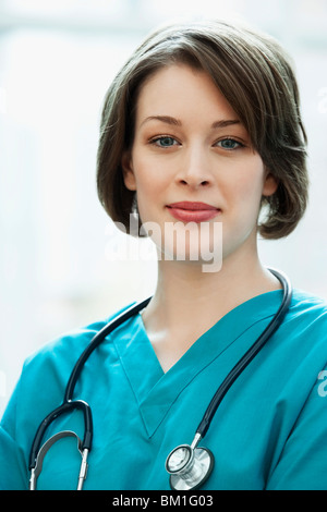 Porträt von einer Ärztin Stockfoto