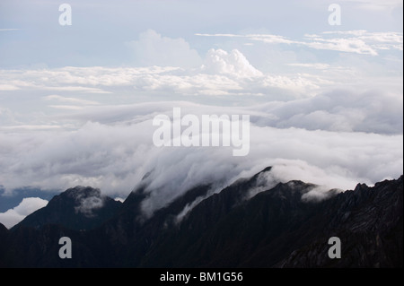 Kinabalu National Park, Standort der höchste Berg Malaysias 4095 m, Sabah, Borneo, Malaysia, Südostasien, Asien Stockfoto