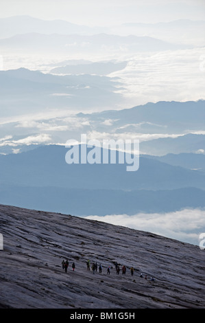 Wanderer, Kinabalu National Park, Standort von höchster Berg Malaysias 4095m, Sabah, Borneo, Malaysia, Südostasien, Asien Stockfoto