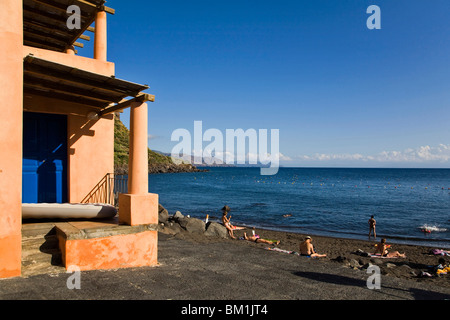 Rinella Beach, Insel Salina, Messina, Sizilien, Italien, Europa Stockfoto