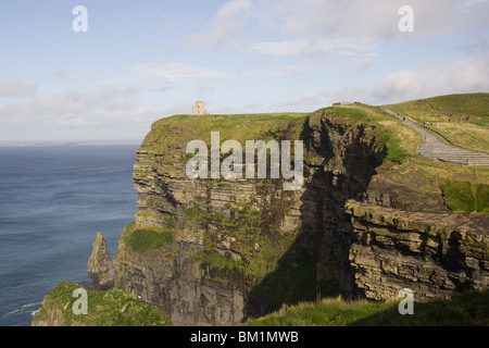 Klippen von Moher, County Clare, Munster, Irland, Europa Stockfoto