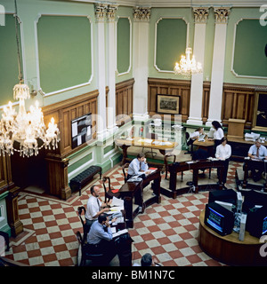 Vintage Trading Floor, ehemalige Börse, Dublin, Irland, Europa, Stockfoto