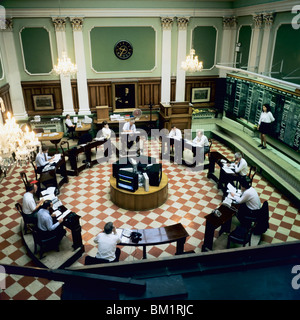 Vintage Trading Floor, ehemalige Börse, Dublin, Irland, Europa, Stockfoto