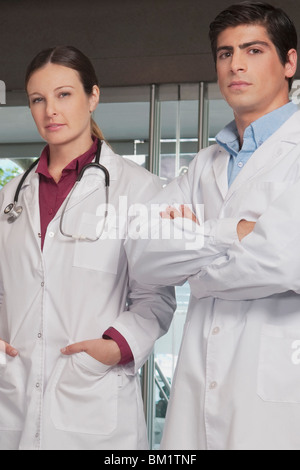 Porträt der beiden Ärzte Stockfoto