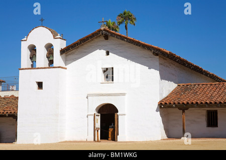 Kirche, El Presidio De Santa Barbara State Historic Park, Santa Barbara, California, Vereinigte Staaten von Amerika, Nordamerika Stockfoto