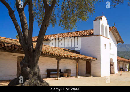 Kirche, El Presidio De Santa Barbara State Historic Park, Santa Barbara, California, Vereinigte Staaten von Amerika, Nordamerika Stockfoto
