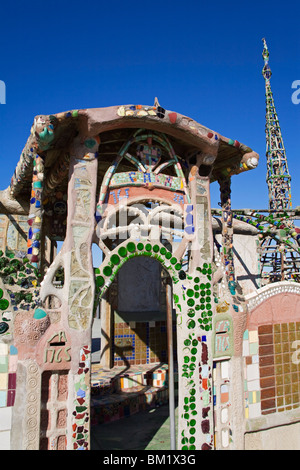 Watts Towers National Historic Landmark, Los Angeles, California, Vereinigte Staaten von Amerika, Nordamerika Stockfoto