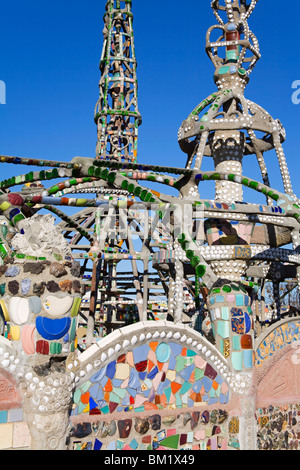 Watts Towers National Historic Landmark, Los Angeles, California, Vereinigte Staaten von Amerika, Nordamerika Stockfoto