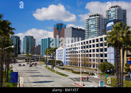 Shoreline Drive, Long Beach, Los Angeles, California, Vereinigte Staaten von Amerika, Nordamerika Stockfoto