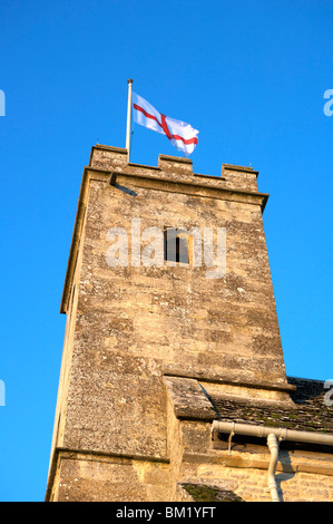 St. Marien Kirche, Swinbrook, Oxfordshite Stockfoto