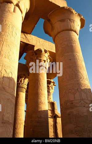 Kom Ombo Tempel, Kom Ombo, Ägypten, Nordafrika, Afrika Stockfoto