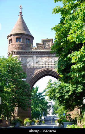 Soldaten und Matrosen Memorial Arch, Hartford, Connecticut, USA Stockfoto