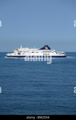 P & O Fähren, Pride of Kent, von Calais nach Dover zu segeln. Stockfoto
