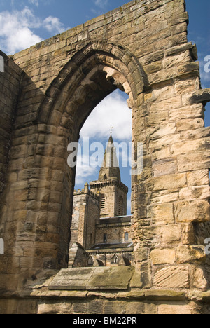 Dunfermline Abbey, Dunfermline, Fife, Schottland, Vereinigtes Königreich, Europa Stockfoto